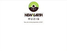 Tablet Screenshot of newearthmuziq.com